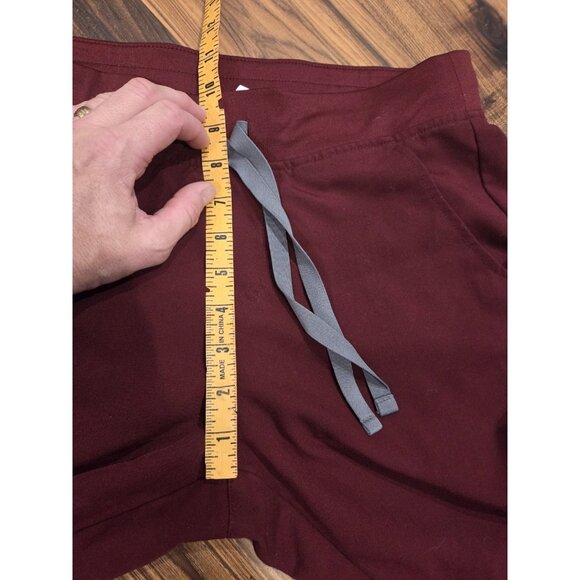 Figs Technical Collection Zamora jogger scrub pants Sz M Burgundy - Picture 6 of 9